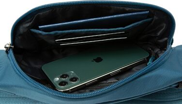 Чорний туристичний рюкзак Travelon Active Waist з захистом від крадіжки (9.5 x 6 x 2)