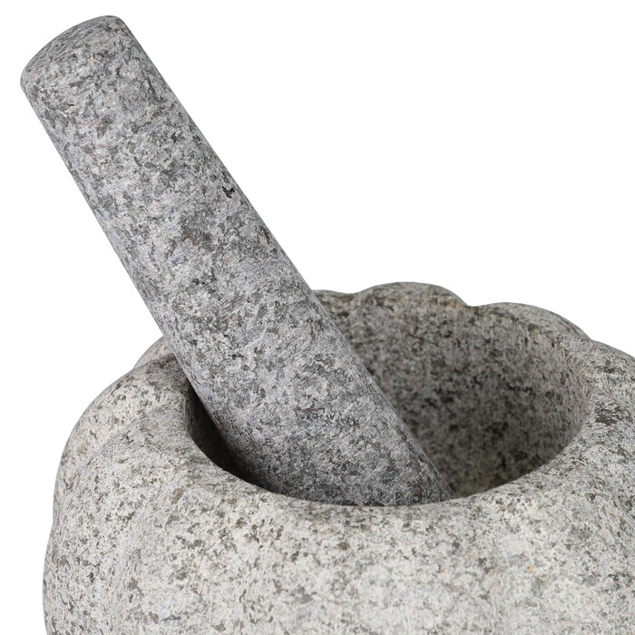 Relaxdays Mortar and Pestle Set made of Granite