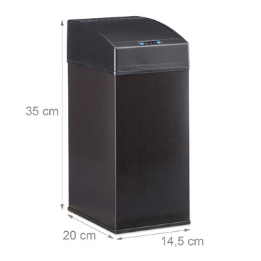 Relaxdays Sensor Trash Can with Inner Bucket