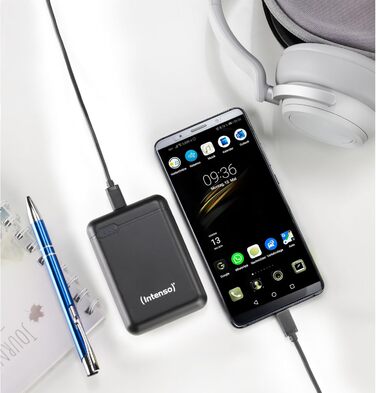 Powerbank Intenso 10000mAh XS – чорний, зовнішній акумулятор для смартфонів, планшетів, MP3-плеєрів та цифрових камер