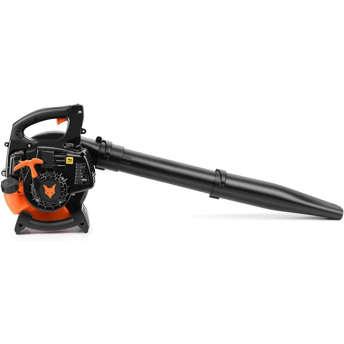 Бензиновий повітродув FUXTEC FX-LB126ECO, 2-тактний двигун 1 к.с., 0,7 кВт, 60 м/с, 4,5 кг, 450 мл