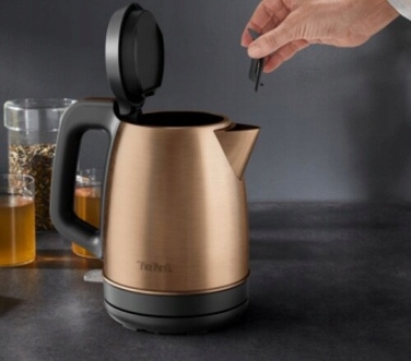 Електричний чайник Tefal KI280G10, 2400 Вт, 1,7 л, жовтий/золотистий