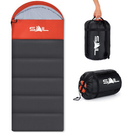 Спальний мішок SAIL Schlafsack One Оранжевий - 4 сезонний