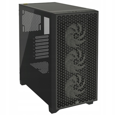 Корпус Corsair 3000D Midi Tower, чорний