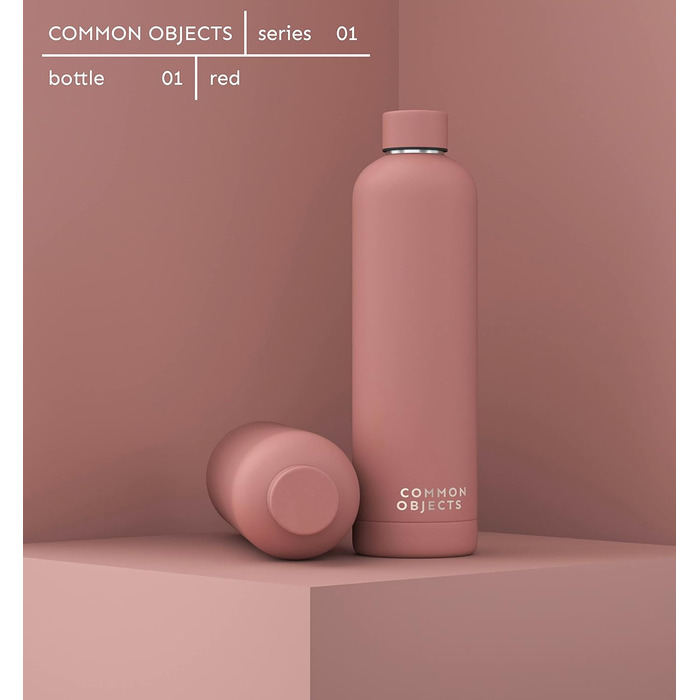 Stainless Steel Drinking Bottle | Leak-Proof, Insulated Thermos Bottle | Carbonated Water Suitable | Sports Bottle, water bottle, thermos | Office, Gym, Outdoor | THE ORIGINAL (Light Pink, 500 ml)