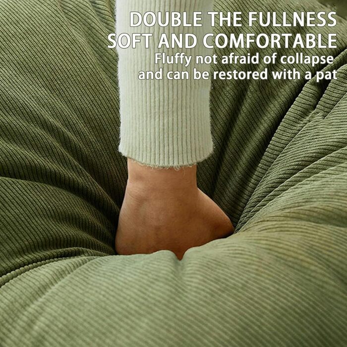 Складаний диван-крісло, диван-ліжко, татамі, крісло-мішок для дорослих та дітей, сірий, 90х140 см