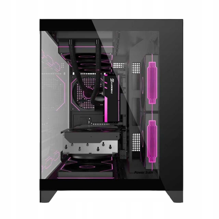 Ігровий корпус для ПК, M-ATX, ITX, із заскленим вікном та 3-ма aRGB вентиляторами, MG-M