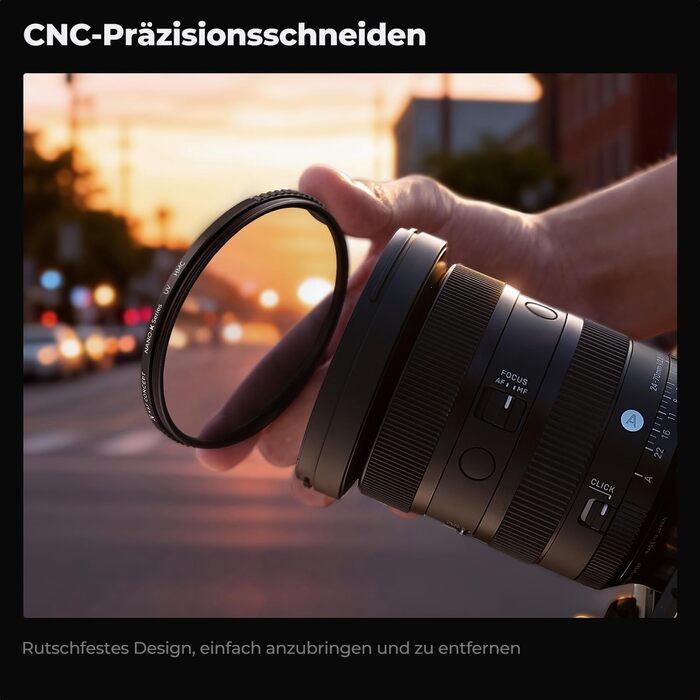 Фільтр UV K&F Concept K-Serie 72mm MCUV Pro Slim - захист від ультрафіолету