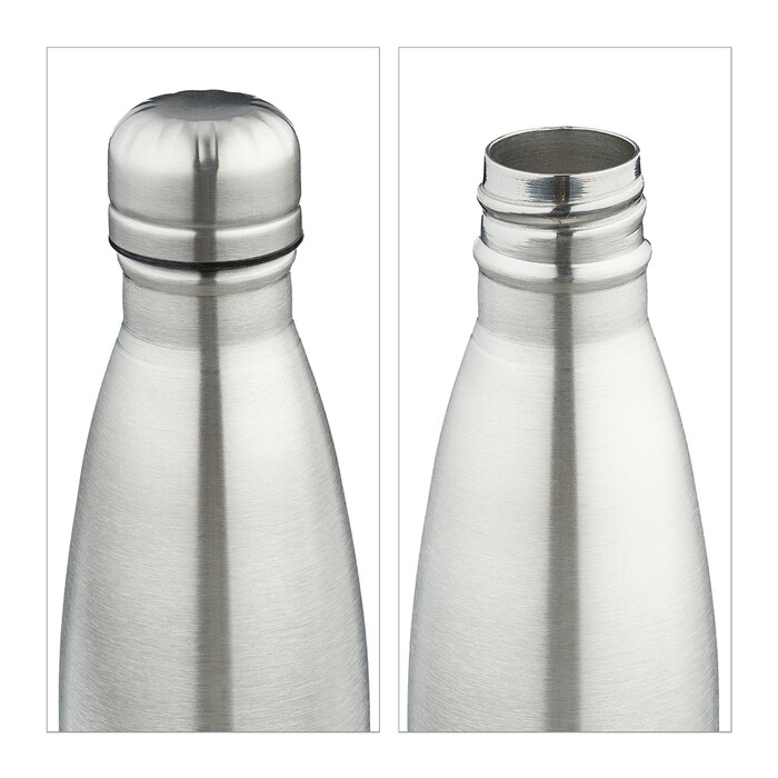 Relaxdays Stainless Steel Drinking Bottle 500 ml