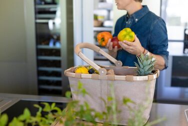 Сумка-шопер Reisenthel CarryBag Twist Coffee – Містка та стильна сумка-шопер з водонепроникним дизайном та зручною внутрішньою кишенею