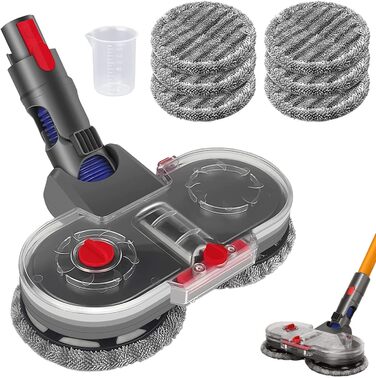 Електричний насадка для миття підлоги Dyson V11 V10 V8 V7 V15 - комплект з баком та 6 змінних серветок