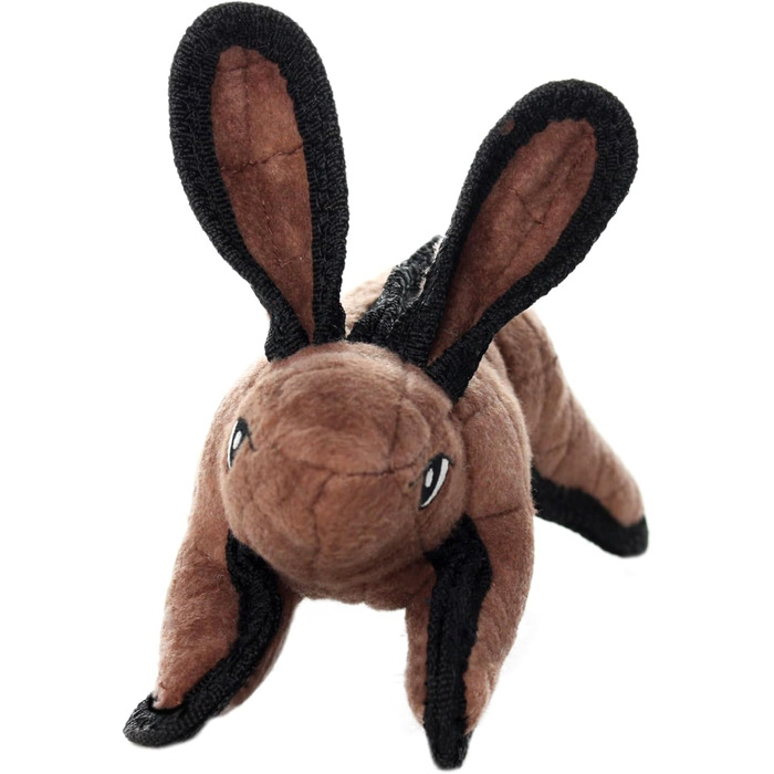 М'яка іграшка для собак Tuffy's Polly, коричневий кролик, для цуценят