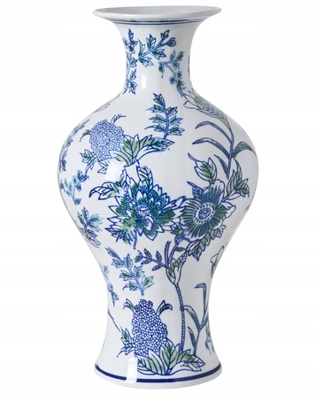 Ваза Beliani з порцеляни, 17 x 36 см