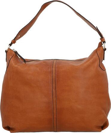 Сумка Gusti Shopper Leder Hannah - жіноча шкіряна сумка-шопер, крос-боді, коричнева