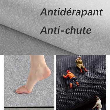 Absorbent Bath Mat, Non-Slip Bathroom Rug, Microfiber Bath Mat, Non-Slip Shower Mat, Quick-Drying, Rug for Living Room, Kitchen and Toilet, Machine Washable (grey, 40*60) Grey 40 x 60 cm