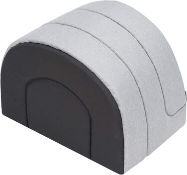 Будка для собак Будка-печера Будка-ліжко для собак Будка для котів Місце для сну L - 55x43 см Сірий