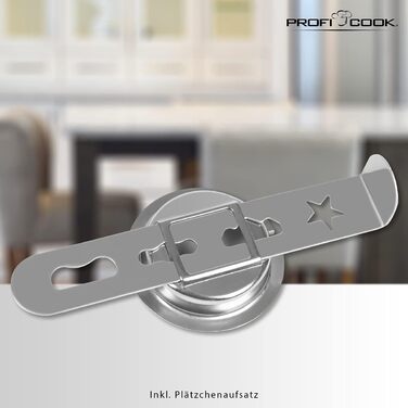 Електричний м'ясорубка ProfiCook PC-FW 1272 з насадкою для печива та вареників | 1200W, 3 металеві диски, функція наповнення ковбас, нержавіюча сталь