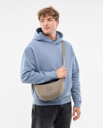 Сумка через плече Johnny Urban Ally Medium Desert Grey (1.3л) - Водовідштовхувальна Moon Bag для жінок та чоловіків