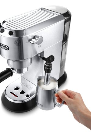 Ріжкова кавомашина De'Longhi EC 685.M, 1350 Вт, сріблястий/сірий