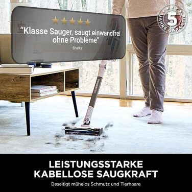 Пылесос Shark PowerPro IZ380EU: аккумуляторный, без мешка, для шерсти животных, аллергиков, ковров и твердых полов, с LED-подсветкой и шарнирным шлангом, Navy Blue (Java Metallic)