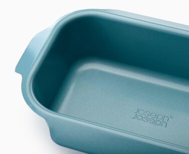 Joseph Nest Bake Non-Stick Loaf Pan 19 x 30 x 7 cm, Carbon Steel, Easy-Release Handles, Stackable, Space-Saving Design, 2lb
