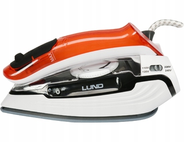 Дорожня праска 1100 Вт, складана, з керамічною підошвою та 3 режимами прасування