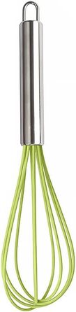 Stainless Steel Silicone Balloon Whisk for Easy Egg Beating and Cream Whipping – green, 26 x 6 cm Silk Pillowcase