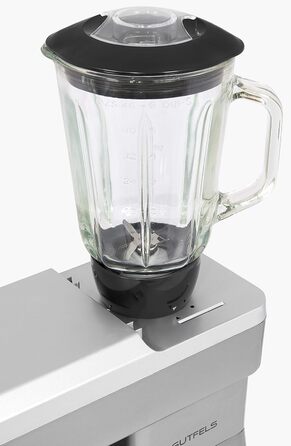 Кухонна машина GUTFELS KM 8102 roi | 1200 Вт | 10 швидкостей | 5 л чаша | Насадки: вінчик, гак для тіста, гак для збивання | Червона