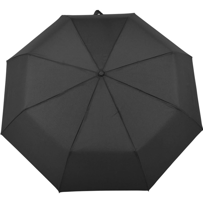 iX-brella великий парасолька з фібергласу 104 см з кольоровими двошаровими спицями - чорно-зелений