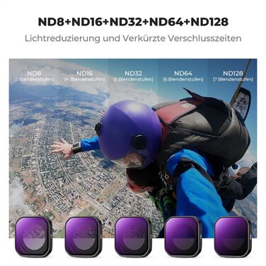 Набір фільтрів K&F Concept для Insta360 Ace Pro 2: PL ND8/16/32/64/128 (6 шт.)