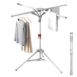 Розкладна сушилка для білизни Standtrockner з 4 крилами - біла | Сушилка для балкона, дому, вулиці