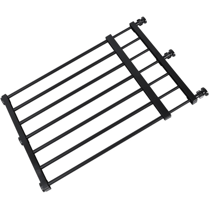 Металеве розширюване перегородка для собак, захисне перегородка для дітей, чорний колір, висота 42 см