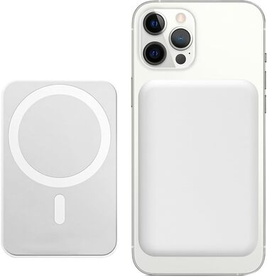 Магнітний бездротовий Power Bank 10000mAh 20W зі швидкою зарядкою для iPhone 17/16/15/14/13/12 Pro Max, компактний зовнішній акумулятор