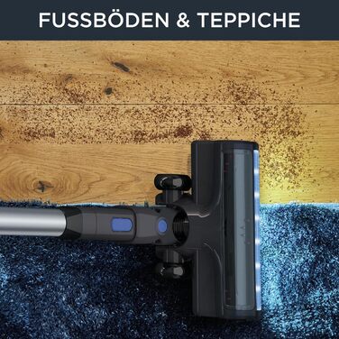 Пилсос Rowenta X-Pert 3.60 бездротовий акумуляторний вертикальний, сірий-блакитний, RH6921