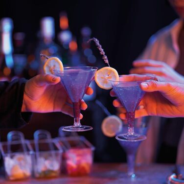 48 келихів для шампанського MATANA Premium Plastik 150 мл - кришталево-чисті, стабільні, без BPA, багаторазові. Пластикові келихи для шампанського/секту для вечірок, свят, дня народження. Набір 48 штук (144 шт.)