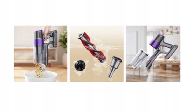 Вертикальний пилосос Laresar V8 (Elite 8), червоний