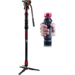 Штатив-монопод IFOOTAGE Cobra 3 C180F-P з підніжжям, 181 см, карбон, до 8 кг