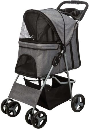 Крісло-мішок Buggy сірого кольору, 47x100x80 см, 4.9 кг