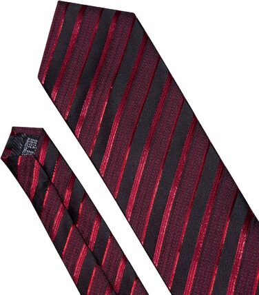 Краватка з бавовни та шовку Barry.Wang для чоловіків, комплект з кишеньковим хустиною та запонками, святкова краватка в клітинку, чорно-червоний колір