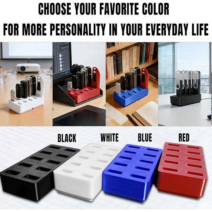 Організатор для USB-накопичувачів TATMOHIK: сумка-чохол для 10 USB-флешок, аксесуарів, USB-станція