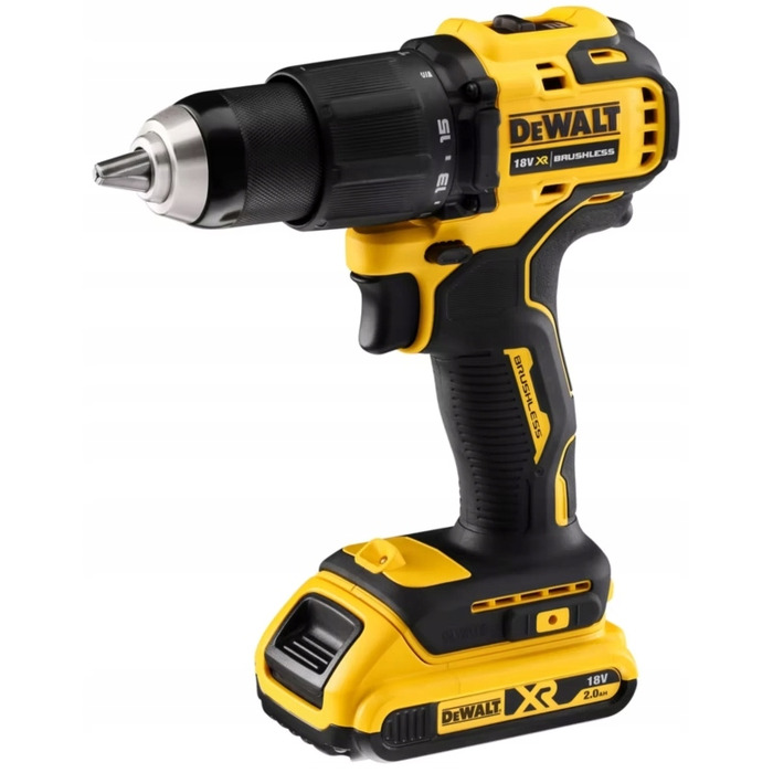 Акумуляторний шуруповерт DeWalt 18V 2,0Ah безщітковий 65Nm у кейсі
