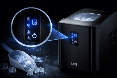 Льодогенератор Lafe Ice Cube Maker, чорний, 120 Вт