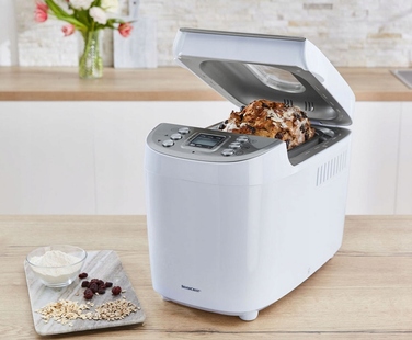 Хлібопічка SilverCrest SBB 850 E1, біла, 850 Вт