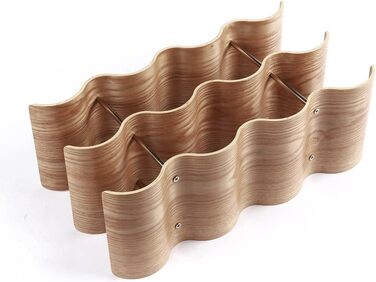 Dreiklang – be smart Wine Rack Bottle Rack made of Wood for 12 Bottles, Stable, Freestanding, Modern, Decorative, Space-Saving Small & Narrow, 3 Tiers (41.5 x 22.5 x 15.5 cm)
