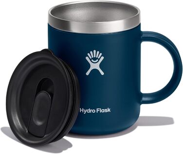 Hydro Flask 12 oz Stainless Steel Coffee Mug - Vacuum Insulated Travel Mug with Lid - Dishwasher Safe
