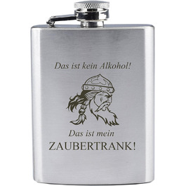 Фляга з нержавіючої сталі з гравіюванням 