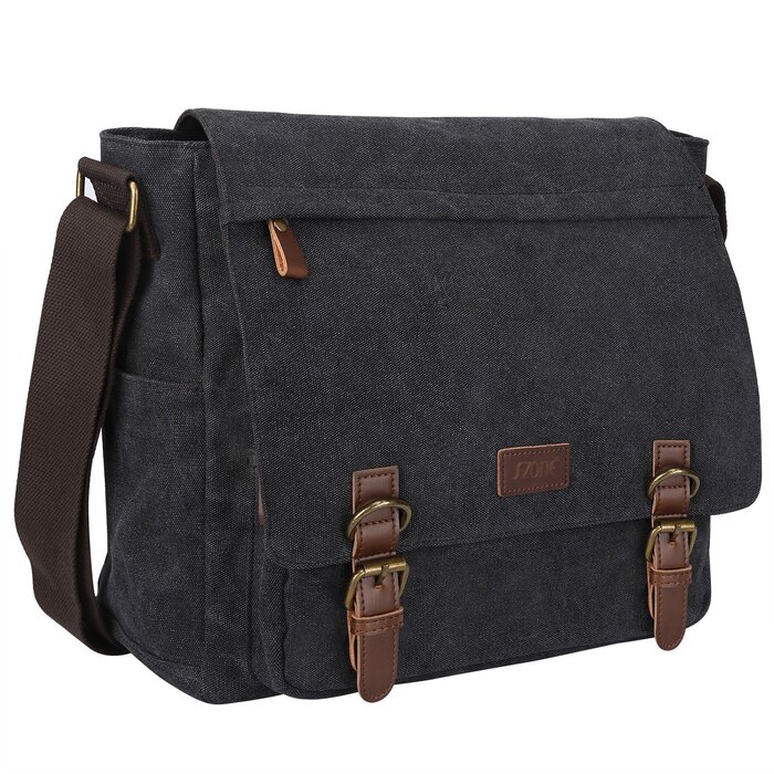 Сумка-месенджер S-ZONE Vintage Canvas 15.6