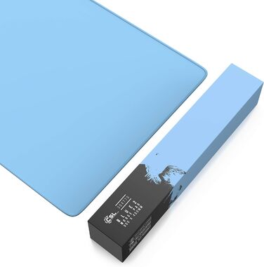 Килимок для миші TITANWOLF XXL 900x400 мм - великий, синій, для геймінгу, покращена точність та швидкість