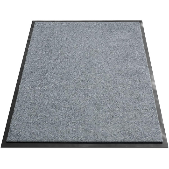Килимок Schmutzfang Mono - сріблясто-сірий, 40x60 см - для дому та вулиці