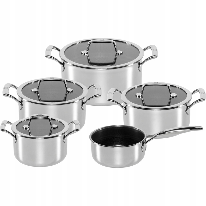 Набір каструль Zwilling Peak, 5 предметів, нержавіюча сталь 18/10